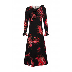 Long cady dress with flower...