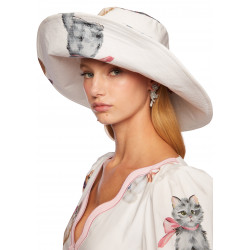 CAT PRINT HAT