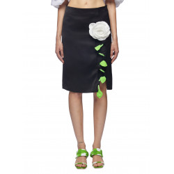 PENCIL SKIRT WITH FLOWER