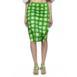 CHECKED PENCIL SKIRT