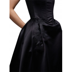 BUSTIER MIDI DRESS
