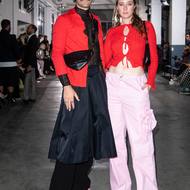 @young_emperors attend #Vivetta SS23 Fashion Show wearing Resort looks 🍒